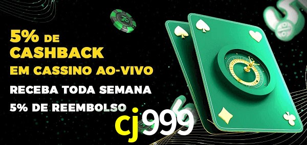 Promoções do cassino ao Vivo cj999
